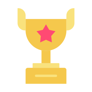 Award, Cup, Trophy, Winner, Champion icon