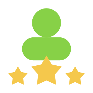Experience, People, Rating, Feedback, Customer Experience   icon