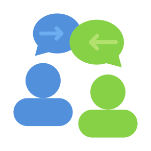 Experience Transfer, Communications, Knowledge, Knowledge Transfer, Communication icon