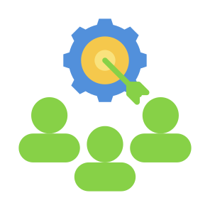 Purpose, Alignment, Mission, Goals, Strategy  icon