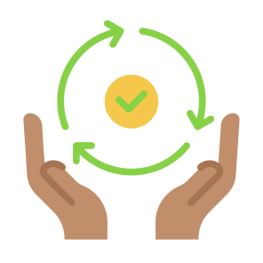 Work Process, Setting, Automatic, In Progress, Consolidation  icon