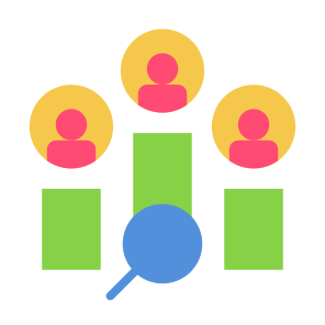 Competitive Analysis, People, Marketing, Research, Competitor icon