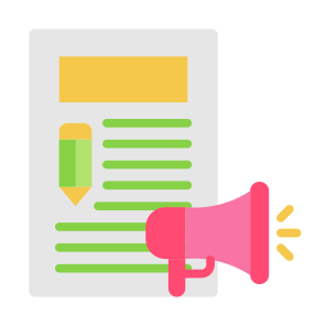Content Marketing, Marketing, Blogging, Article, Promotion  icon