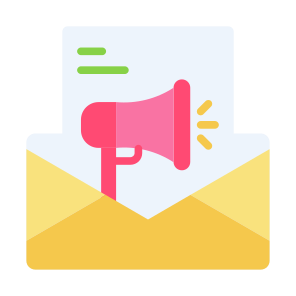 Email Marketing, Marketing, Communications, Advertising, Promotion icon