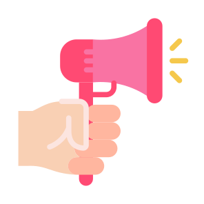 Loudspeaker, Hand, Communications, Loudspeaker, Call To Action icon