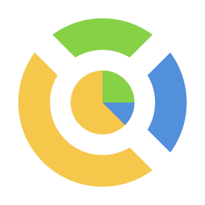 Market Share, Segmentation, Analysis, Pie Chart, Data Analytics  icon