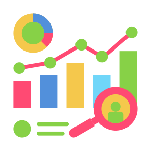Metrics, Chart, Statistics, Marketing, Analysis icon