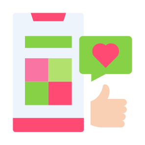 Social Media, Social Network, Smart Phone, Communications, Like icon