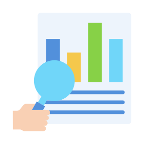 Data Analysis, Search, Report, Research, Audit icon
