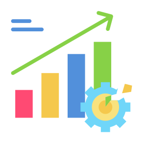 Disruption, Statistics, Investment,  Defect, Bankruptcy icon