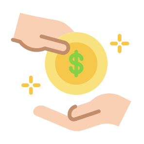 Incentive, Hand, Salary,  Benefit, Payment icon