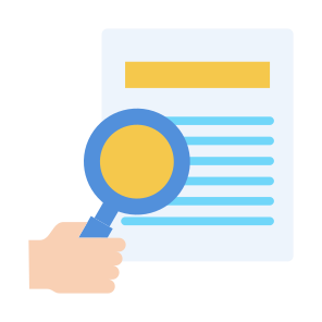 Research, Data, Report, Data Analysis, Audit icon