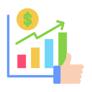 Advantage, Benefit, Sales, Marketing, Statistics  icon