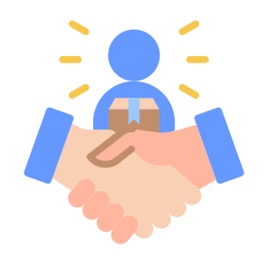 Broker, Product, Sales Man, Agent, Package  icon