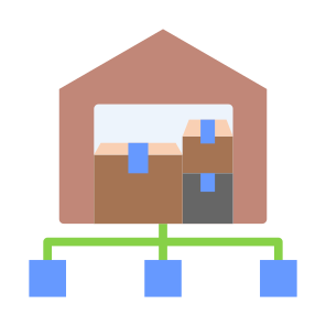 Distributor, Distribution, Deployment, Distributed, Networking  icon