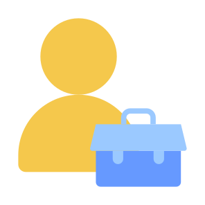 Employee, Worker, Professions And Jobs, Job, User  icon