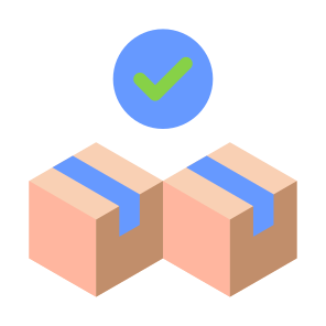 Products, Quality, Shipped, Package, New icon