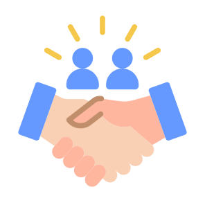 Relationship, Merger, Collaboration, Client, Partnership icon