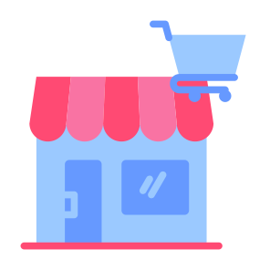 Retailer, Retail, Supermarket, Store, Commerce  icon