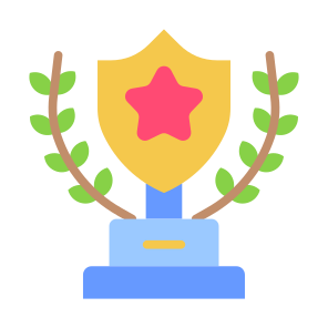 Trophy, Trophy Star, Championship, Star Badge, Trophy Medal  icon