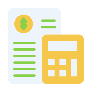 Financial Statement, Document, Financial Report, Tax Calculate, Calculation, Accounting icon