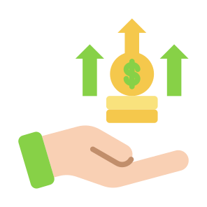 Profit Increase, Profit, Increase, Finance, Growth, Money icon