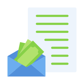 Salary, Payment, Payroll, Document, Wage, Money icon