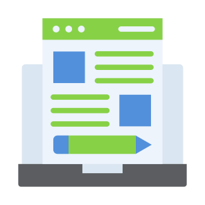 Blogging, Writing, Online, Blog, Post, Article icon