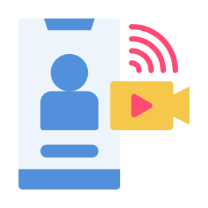 Live Streaming, Influencer, Live, Streaming, User, Online Video icon