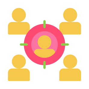 Target Audience, Targeting, Target,  Audience, Marketing, Customer icon