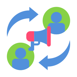 User Engagement, User, Engagement, Collaboration, Marketing, Promotion  icon