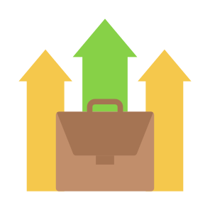 Career, Goal, Growth, Success, Achievement icon