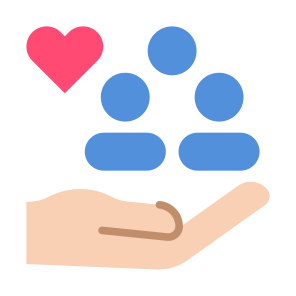 Public Service, People, Support, Community, Empathy icon