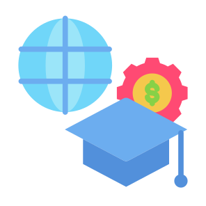 Scholarship, Money, Global, Learning, Study icon