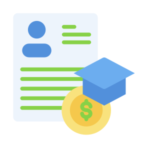 Scholarship, Study, Education, Funding, Compensation icon