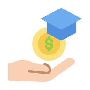 Scholarship, Study, Money, Funding, Compensation icon