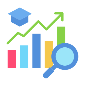 Study, Statistics, Student, Analysis, Academy icon