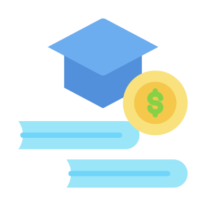 Tuition, Book, Money, Study, Cost icon