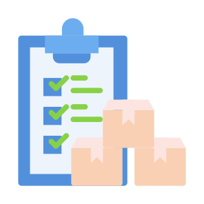 Clipboard, Box, Order, Delivery, Packaging, Ecommerce icon