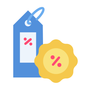 Discount, Price, Percentage, Shopping, Black Friday, Ecommerce icon