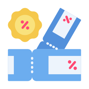 Discount,  Price, Percentage, Ticket, Coupon, Shopping icon