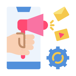 Marketing, Digital Campaign, Advertising, Promotion, Social Media, Ecommerce icon