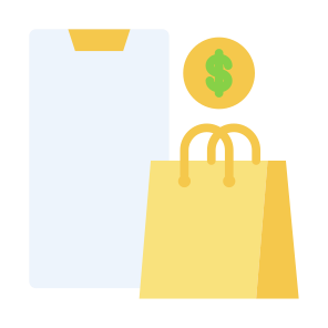 Online Payment, Mobile Phone, Cash,  Mobile Payment, Money Transfer, Ecommerce icon