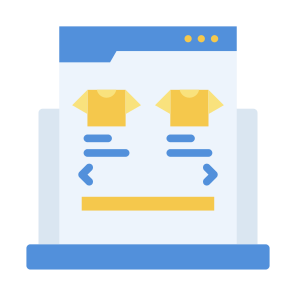 Online Store, Online Shopping, Commerce,  Ecommerce, Website icon