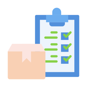 Package, Box, Order, Checklist, Packing List icon