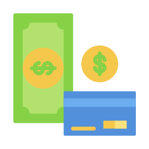 Payment Method, Money, Cash, Currency, Credit Card icon