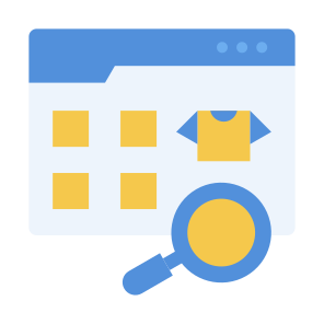 Search Product, Ecommerce, Browsing, Online Store, Search, Item  icon