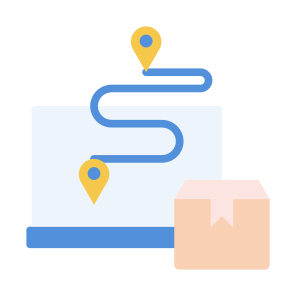 Shipment, Location, Delivery, Map Location, Online Tracking, Shipping icon