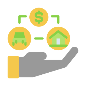 Assets, Holdings, Property, Investments, Valuables, Resource icon