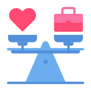 Balance, Work, Lifestyle, Portfolio, Quality Of Life  icon